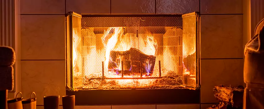 Mendota Hearth Landscape Fireplace Installation in Gretna, Louisiana