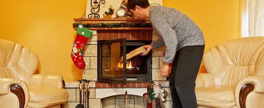Rusted Metal Fireplace Restoration in Gretna, Louisiana