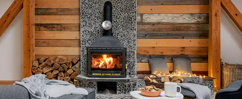 Thelin Hearth Products Direct Vent Gas Stove Fireplace Inspection in Gretna, Louisiana